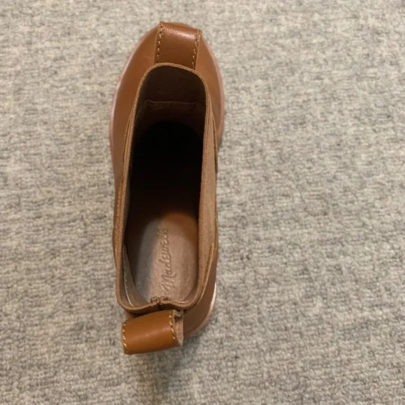 Madewell Camryn Chelsea Crepe Sole Boots, Women's 10.5, Leather English Saddle - Picture 4 of 9